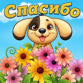 Картинка милая картинка спасибо