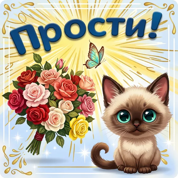 Картинка супер картинка прости