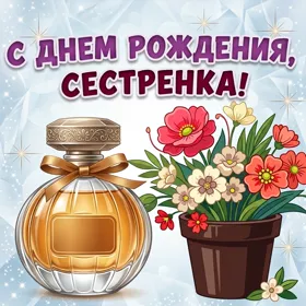 Картинка милая картинка с днем рождения сестре