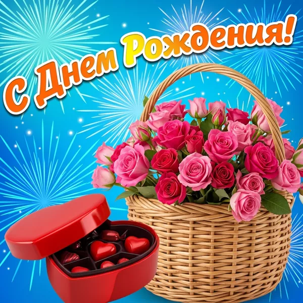 Открытка нежная картинка с днем рождения начальнице