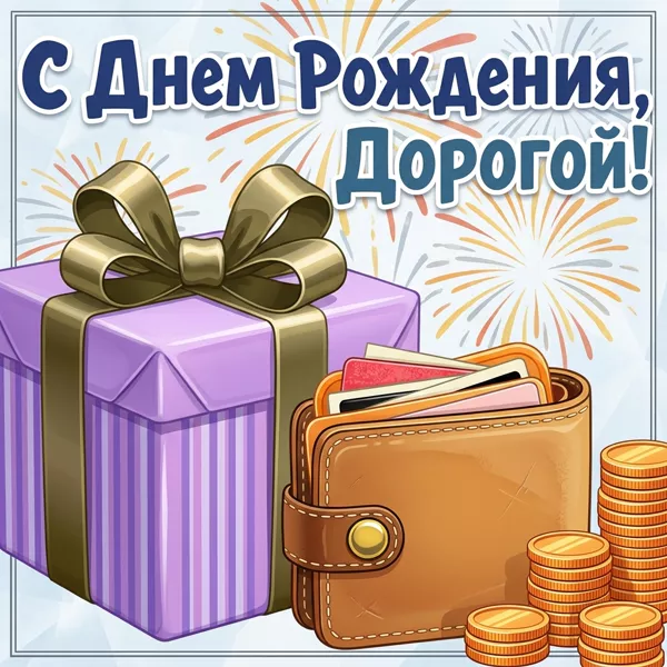 Открытка оригинальная картинка с днем рождения мужу