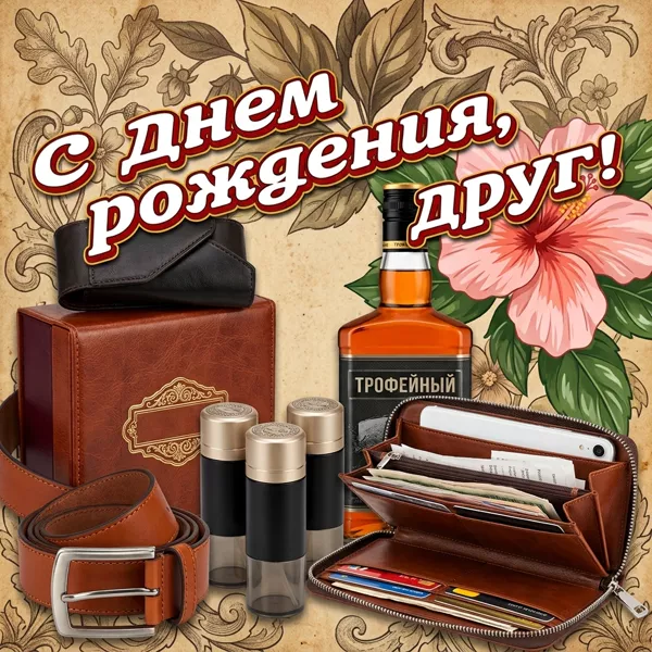 Картинка картинка с днем рождения дорогому другу