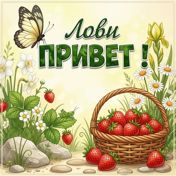 Картинка милая картинка привет