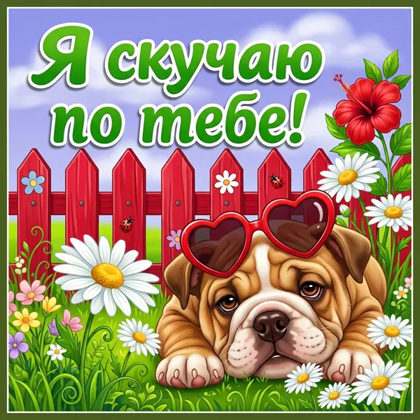Картинка милая картинка скучаю