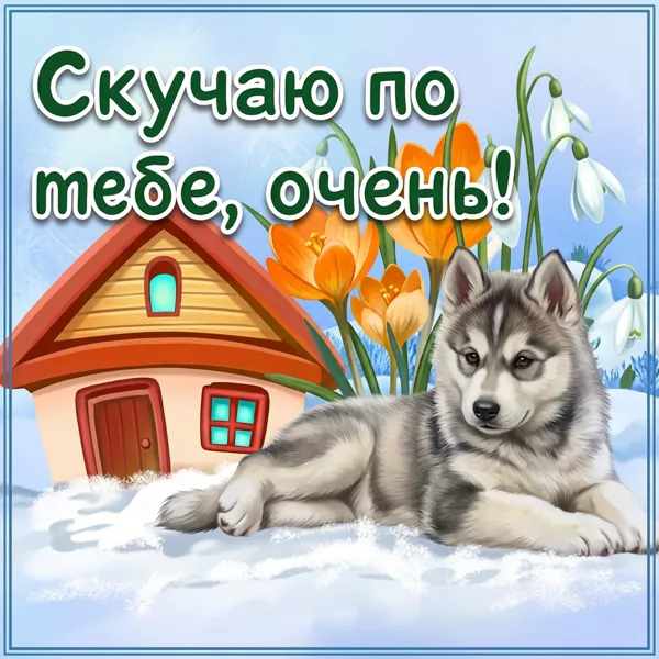Картинка нежная  картинка скучаю