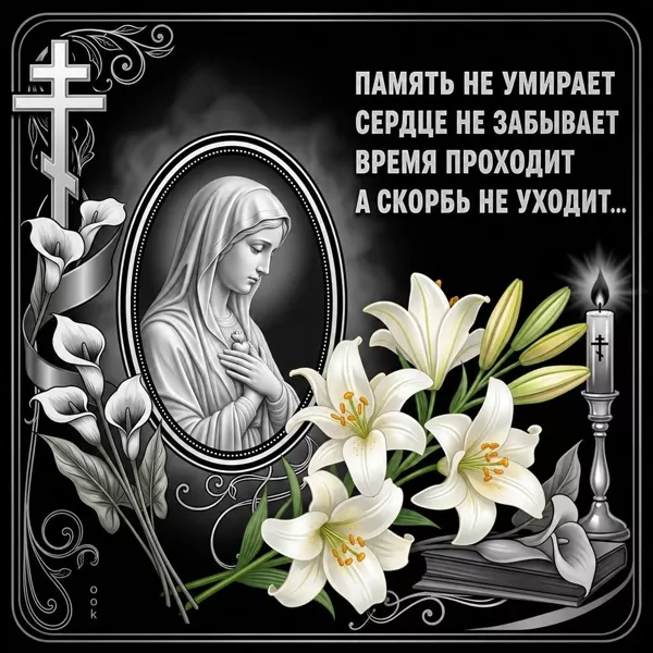Открытка картинка скорбим вместе с вами