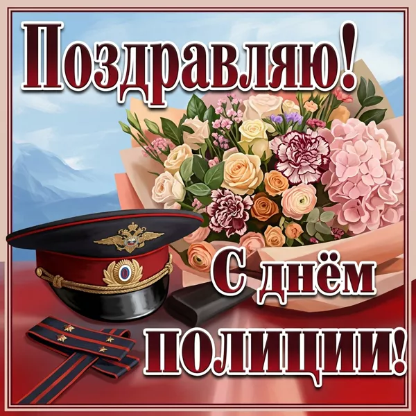 Картинка прикольная открытка день полиции (милиции)