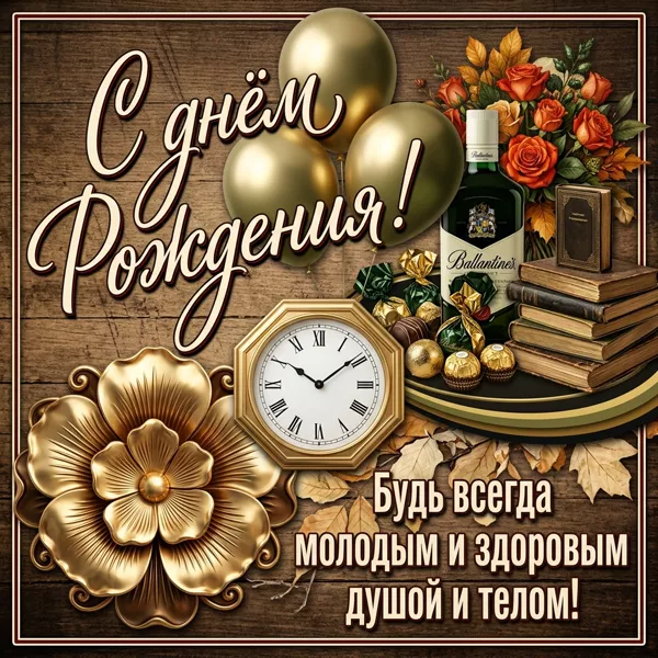 Открытка милая картинка будь всегда молодым и здоровым