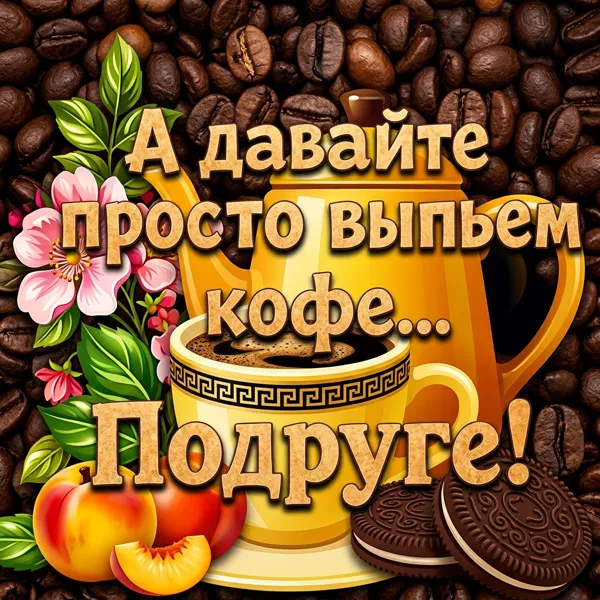 Открытка картинка для моей подруги