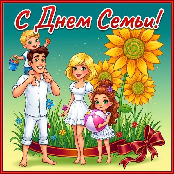 Картинка праздничная картинка с днём семьи