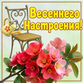 Картинка картинка весеннего настроения